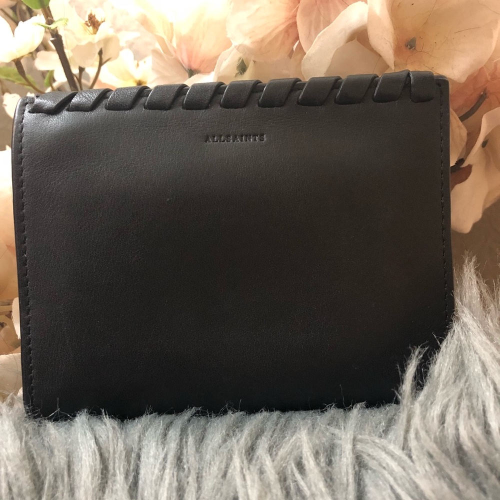 All Saints Kita Small Pebble Leather Wallet